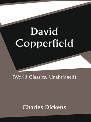 cover image of David Copperfield